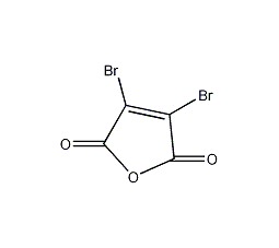 2,3-二溴马来酸酐结构式
