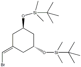 (1R,3R)-5-(Bromomethylene)-1,3-bis(tert-butyldimethylsilyloxy)cyclohexane