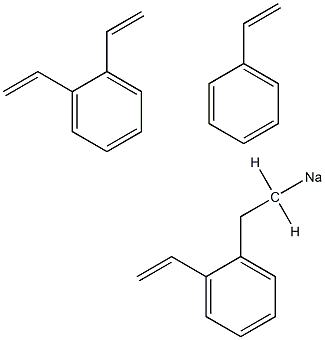 离子交换树脂50WX2结构式