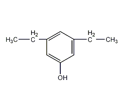 3,5-二乙基苯酚结构式
