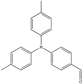 4,4'-二(4-甲苯)氨基苯甲醛结构式