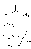 5-乙酰胺基 -2-溴三氟甲苯结构式