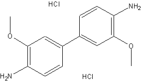 二盐酸邻联茴香胺结构式