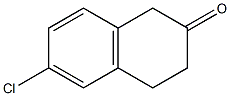 6-氯-3,4-二氢-2(1H)-萘酮结构式