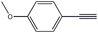 4-乙炔基苯甲醚结构式