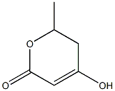 5,6-二氢-4-羟基-6-甲基-2H-吡喃-2-酮结构式
