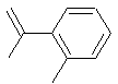 1-甲基-2-(1-甲基乙烯基)苯结构式