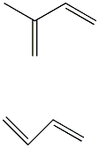1,3-丁二烯与2-甲基-1,3-丁二烯的聚合物结构式