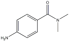 4-氨基-N,N-二甲基苯甲酰胺结构式