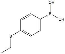 4-(乙基硫代)苯硼酸结构式