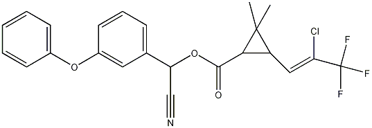 三氟氯氰菊酯结构式