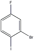 2-溴-4-氟-1-碘苯结构式