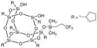 [[Dimethyl(trifluoromethyl)ethyl]silyloxy]heptacyclopentyltricycloheptasiloxanediol