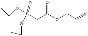 P,P-二乙基烯丙基酯磷羧基乙酸结构式