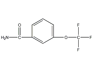3-(三氟甲氧基)苯甲酰胺结构式