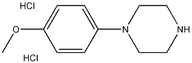 1-(4-甲氧基苯基)哌嗪二盐酸盐结构式