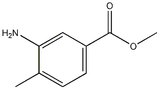 3-氨基-4-甲基苯甲酸甲酯结构式