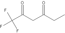 1,1,1-三氟-2,4-己二酮结构式