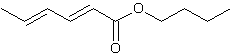 山梨酸丁酯结构式
