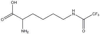 N-三氟乙酰基-L-赖氨酸结构式