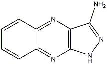 3-氨基-1H-吡唑啉酮[3,4-b]喹喔啉结构式