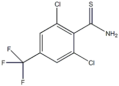 2,6-二氯-4-三氟甲基硫代苯甲酰胺结构式