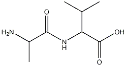 DL-丙氨酰-DL-缬氨酸结构式