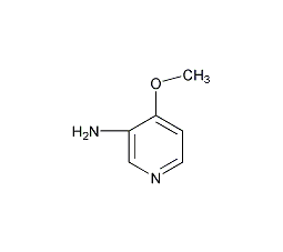3-氨基-4-甲氧基吡啶结构式