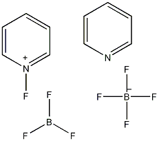 N-氟吡啶鎓吡啶七氟二硼酯结构式
