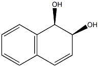 (1R,2S)-顺-1,2-二氢-1,2-萘二醇结构式