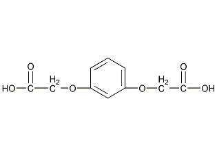 间苯二酚-O,O'-二乙酸结构式