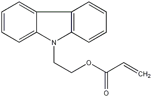 2-(9H-咔唑-9-基)丙烯酰酸乙酯结构式