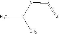异硫氰酸异丙酯结构式