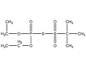 特丁磷砜结构式