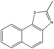 2-甲基萘并[2,1-d]噻唑结构式