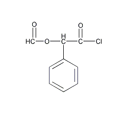 (R)-(−)-O-甲酰基扁桃酰氯化物结构式