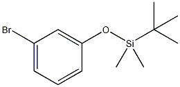 1-溴-3-(叔丁基二甲基硅氧基)苯结构式