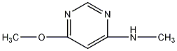 6-甲氧基-N-甲基嘧啶胺结构式