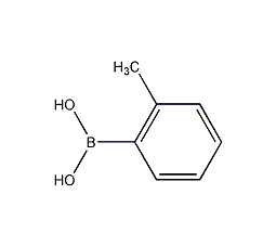 2-甲基苯硼酸结构式