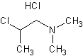 3-二甲氨基氯丙烷盐酸盐结构式