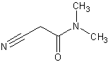 N,N-二甲基氰基乙酰胺结构式