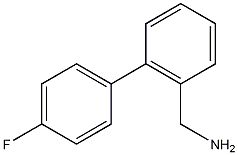 4'-氟联苯基-2-甲胺结构式