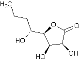 D-甘露糖酸-1,4-内酯结构式