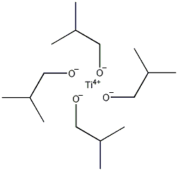异丁醇钛(IV)结构式