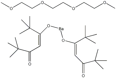 Bis(2,2,6,6-tetramethyl-3,5-heptanedionato)barium triglyme adduct