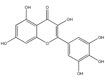 杨梅黄酮结构式