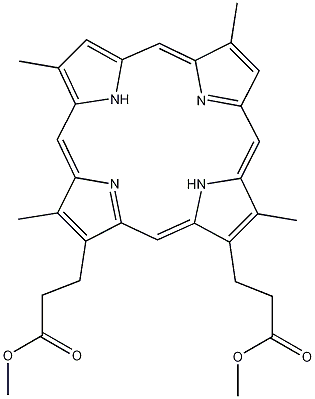 次卟啉二甲酯结构式