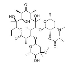 红霉素丙酸酯结构式