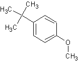 对叔丁基苯甲醚结构式