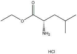 L-亮氨酸乙酯盐酸盐结构式